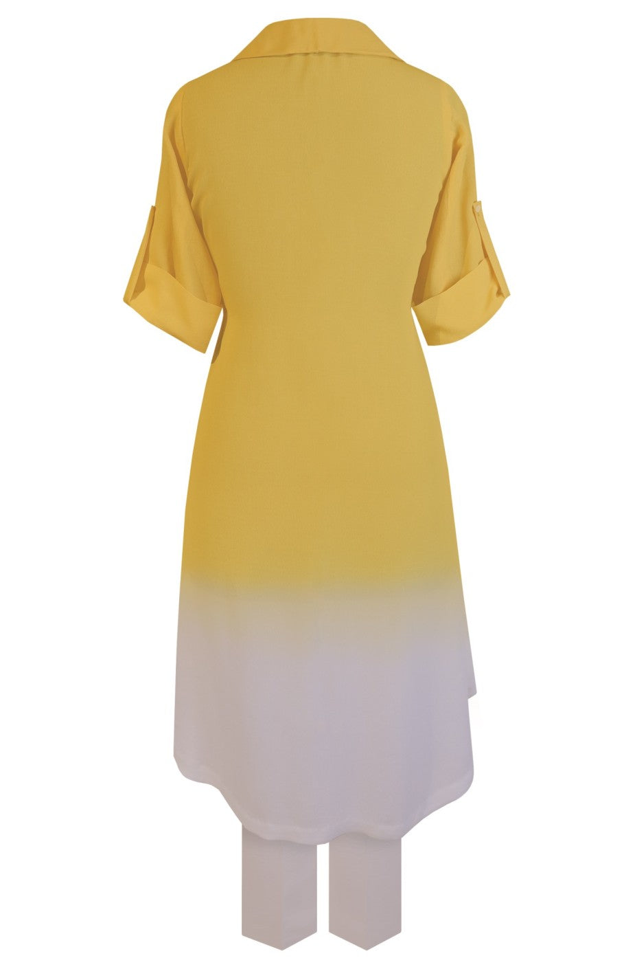 MANGO DUET KURTA SET-YELLOW